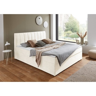 Atlantic Home Collection Boxbett Alva, wahlweise mit Matratze und Topper, weiß