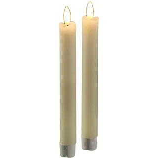 Ambiente Haus LED Stabkerzen 20 cm weiß