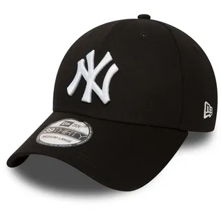 New Era 39Thirty New York Yankees Kappe schwarz/weiß S-M