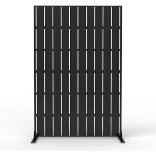 GarveeMore Paravent 3-Teilig Sichtschutz Outdoor Indoor Raumtrenner Terrasse Balkon Sichtschutzwände & -Paneele Freistehende Trennwand Mit Ständer Dekorativer Garten-Sichtschutz, 120x180Cm