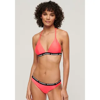 Superdry Triangel-Bikini-Top »TRIANGLE ELASTIC BIKINI TOP«, pink