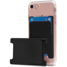 Ringke Slot Card Holder [Black] Handy Kartenhalter Kartenetui Kartenfach Kreditkartenetui für iphone 15, 14, 13, 12 Series, Galaxy S24, S23 Series, für iPhone und Android