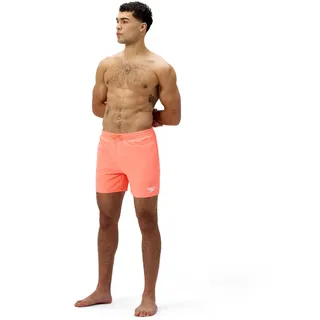 Speedo Herren Watershort Badehose 16"| Schnell trocknend | Bequemer Sitz | Klassischer Style | Tunnelzugbund Schwimmbekleidung, Summer Orange, XL