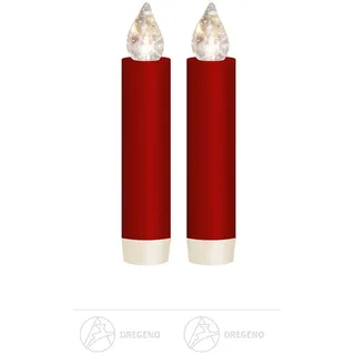 LUMIX CLASSIC MINI S Superlight rot, Erweiterungs-Set, 2 Kerzen, 2 Batterien
