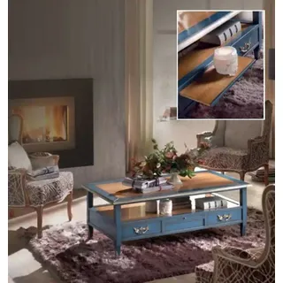 Wohnzimmertisch Couchtische Holz Neu JVmoebel - Blau
