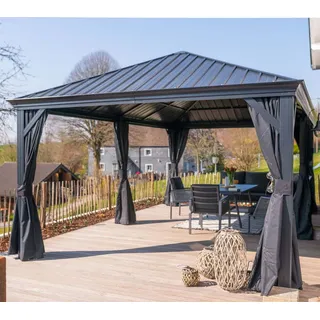 Sojag Gartenpavillon 5,98 x 3,65 m Grau