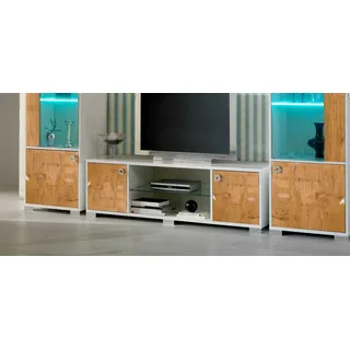 rtv design sideboard fernseh hochglanz low kommode neu board wand luxus schrank - Braun