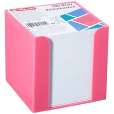 Bild 50015887 Notizpapier-Spender Quadratisch Kunststoff pink