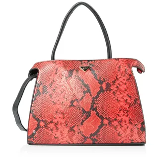 caspio Women's Handtasche Damen Shopper, ROT