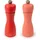 TAHITI FEUER Pfeffermühle 15 cm Rot unbefüllt