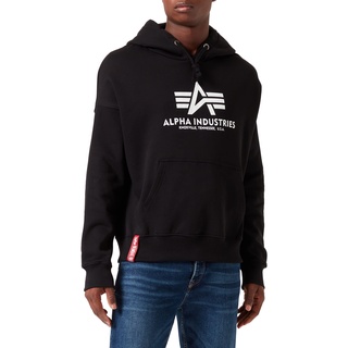 Alpha Industries Basic OS Hoody Kapuzensweat für Herren Black