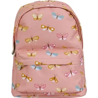 A Little Lovely Company Lovely Company Kleiner Rucksack Schmetterlinge, Rosa