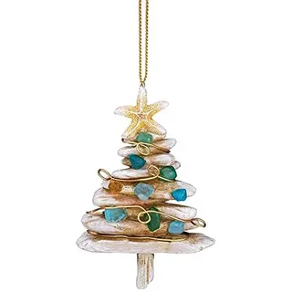 Cape Shore Weihnachtsbaum Treibholz Strand Harz Ornament Dekoration