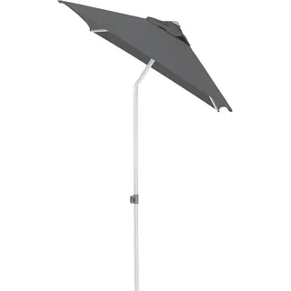 KETTLER  Easy Push Schirm 150x210 cm, UPF 50+, silber/ anthrazit, Aluminium/Polyester mit PolyurethanBeschichtung - Silber, Dunkelgrau