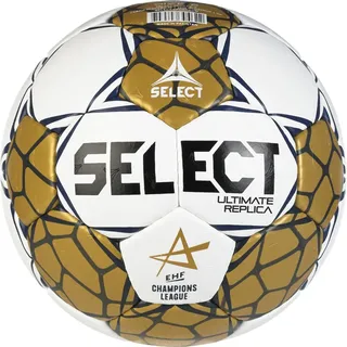 Select Handball Ultimate Replica EHF Champions League v24, 3, Weiss Gold blau