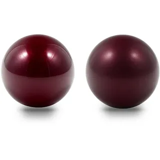 Perixx Peripro-303X2E Trackball 3,4 cm (1,34 Zoll) Ersatzkugel für M570, M575, Perimice 517/520/717/720 und andere 3,4 cm Trackball-Maus – glänzend rot und mattrot