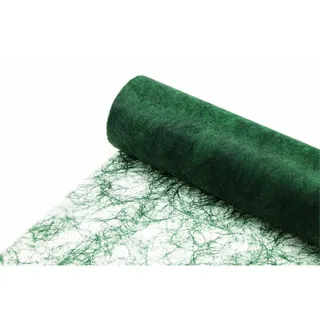 Protinam Sizoflor 30cm x 5m Tischläufer Tischband in Dunkelgrün zur Dekoration wie Sommer, Ostern, Weihnachten oder Hochzeiten abgelängt (5m, 6725 dunkelgrün)