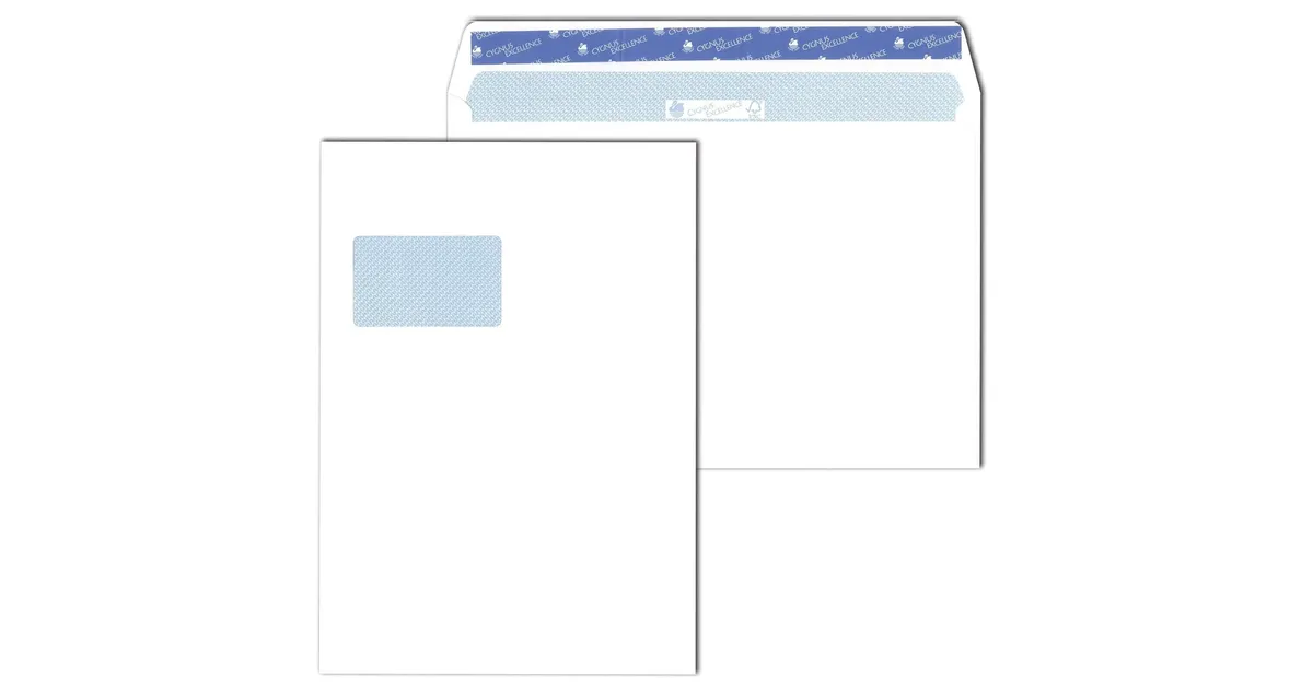 MAILmedia Versandtaschen mit Fenster DIN C4, 90g/m², 50 Stück