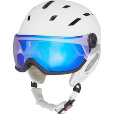 Bild TECNOPRO Herren Pulse HS-016 Visor Photochromic Ski-helme, White/Chrome, S/M