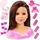 Charlene Super Model Styling Head 27 cm