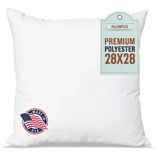 Pillowflex Mit Polyester gefüllt, maschinenwaschbar, 70 x 70 cm, Kissen-Form-Einsatz