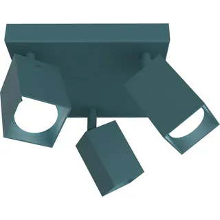 Brick Q Deckenleuchte X3 Einfarbige Matt - Blau
