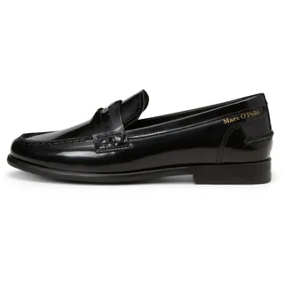 Marc O'Polo Marc OߴPolo Damen Loafer aus Leder elegant, Schwarz (Black), 38
