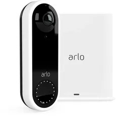 Arlo Video Doorbell Überwachungskamera und SmartHub Bundle - weiß