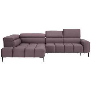 Welnova Ecksofa , Flieder , Textil , Ottomane links, L-Form , 300x216 cm , Made in Eu , Typenauswahl, Stoffauswahl, seitenverkehrt erhältlich, Hocker erhältlich , Wohnzimmer, Sofas & Couches, Wohnlandschaften, Ecksofas