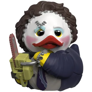 TUBBZ Erstausgabe: Blutgericht in Texas - Hübsche Frau Leatherface als Cosplaying-Gummiente Vinylfigur