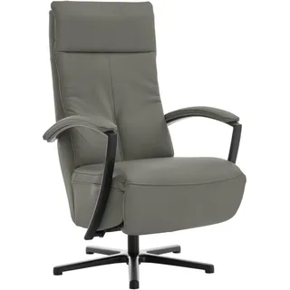 Beldomo Speed Relaxsessel , Grau , Leder , Echtleder , Rindleder , 76x112x83 cm , Goldenes M , Fußauswahl, Lederauswahl, Stoffauswahl, Relaxfunktion, Liegefunktion , Wohnzimmer, Sessel, Ledersessel