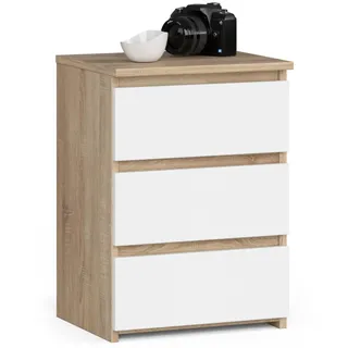 Akord Nachtschrank AKORD 40 x 35 x 57 cm Weiß