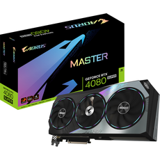 Bild von AORUS GeForce RTX 4080 SUPER Master 16G, 16GB GDDR6X, HDMI, 3x DP (GV-N408SAORUS M-16GD)