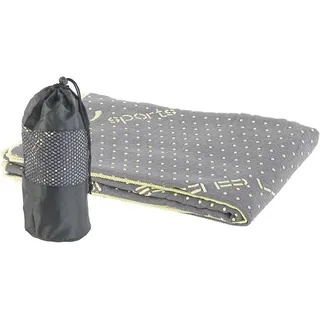 Pearl 2in1-Mikrofaser-Yoga-Handtuch & Auflage, saugfähig, rutschfest, blau