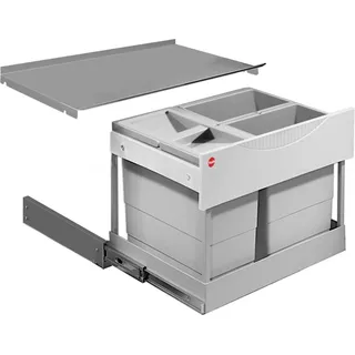 Hailo Abfallsammler 3644832 Raumspar-Tandem-S-plus 2x 8,5 + 12 Liter