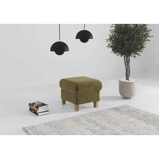 OTTO home Polsterhocker Glendale 58 x 48 x 58 cm Grün