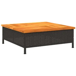 vidaXL Schirmhülle für Sonnenschirmständer Stahl/Polyrattan 70 x 70 cm Schwarz