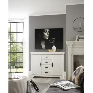 OTTO home Royal 128 x 96 x 46 cm Pinie Weiß