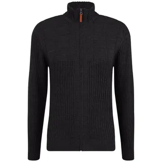 Strickjacke BLEND "Strickjacke BHOteros", Herren, Gr. M, schwarz, Obermaterial: 100% Polyacryl PAN., Strickjacken Strickjacke