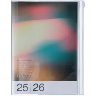 Mark's Europe MARK'S 2025/26 Taschenkalender, A5 Gradient // Black: