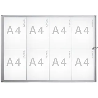Maul Schaukasten Extraslim alu 8x DIN A4