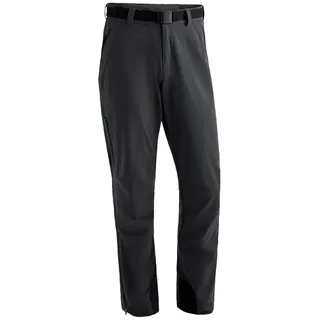 Maier Sports Naturno, Herren Wanderhose, Wasserabweisende Outdoorhose für Trekking und Hiking, PFC-frei, mSTRETCH Tec 4 & Dryprotec Black 52 (W34/L32)