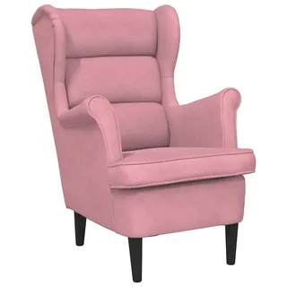 vidaXL Sessel Rosa Samt - Rosa