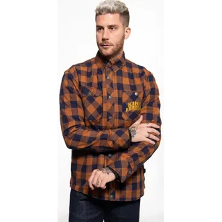 KING KEROSIN Adventure Gear Outdoor Funktionshemd Speedway Kings Braun S - Braun