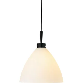 Belid Hängeleuchte , Opal, Schwarz , Metall, Glas , 26 cm , Ce , Lampen & Leuchten, Leuchtenserien