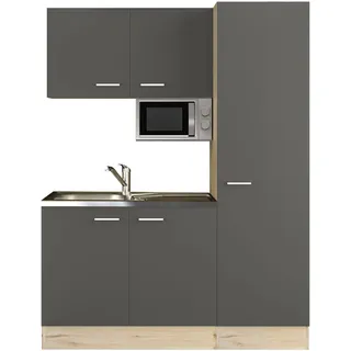 Flex-Well Küchenzeile Morena 150 cm grau
