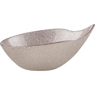 Novel Schüssel , Grau , Glas , oval , Lfgb , Geschirr, Schalen & Schüsseln, Glasschalen