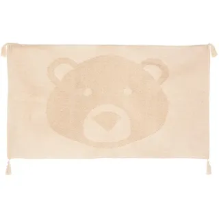 Atmosphera for kids Kinderteppich 90/60 cm Bär , Beige , Naturmaterialen , 60x90 cm , Teppiche und Böden, Teppiche, Kinderteppiche