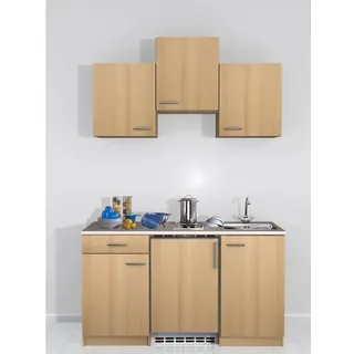 Modus Küchen Nano 150 cm Elektrokochfeld links braun