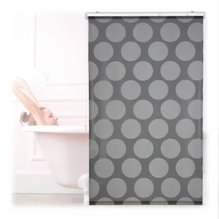 Relaxdays Duschrollo 100 x 4,5 x 240 cm grau